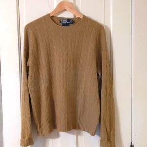 Polo  Cashmere! cable sweater🧑‍🎄